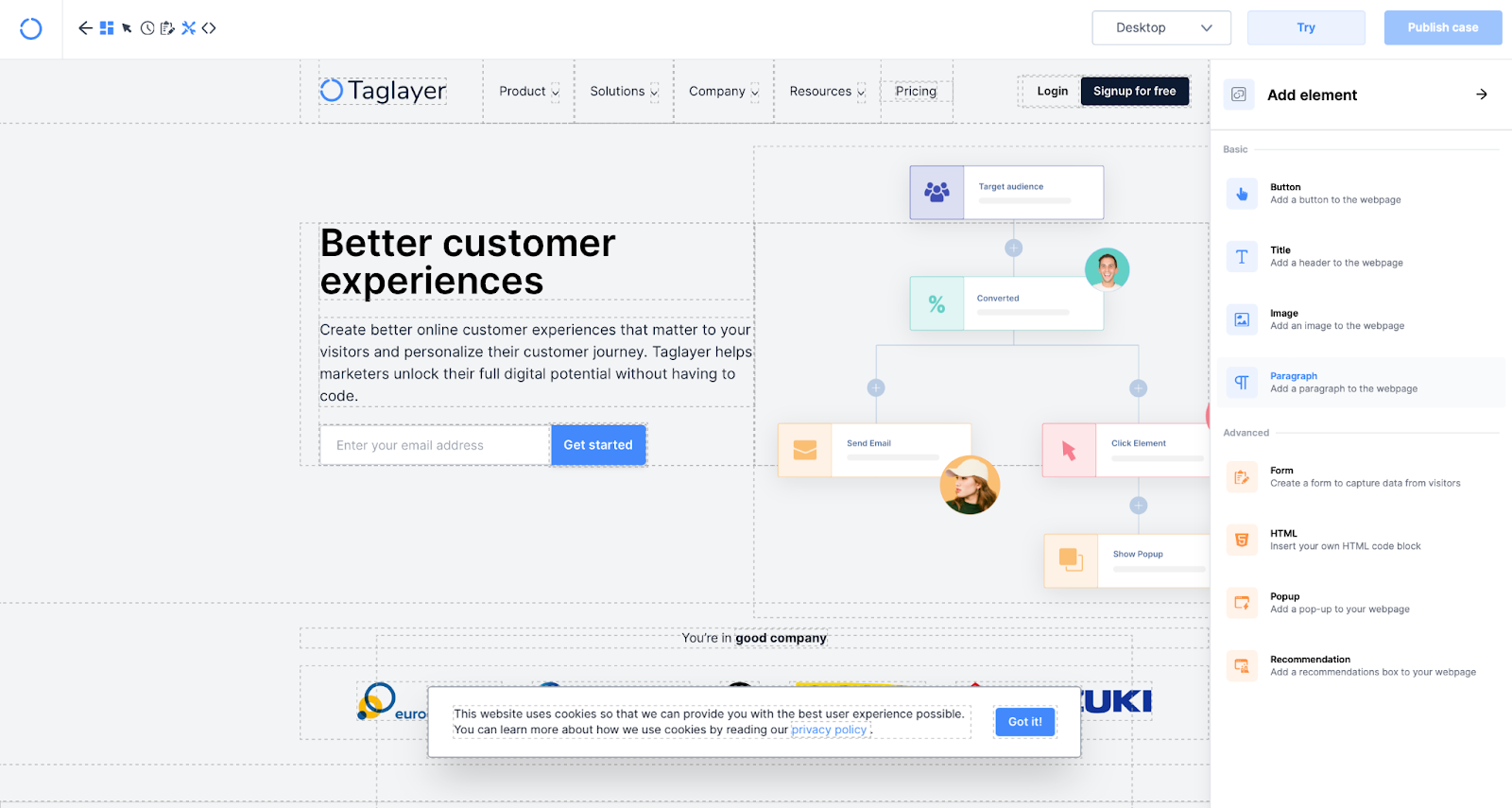 website editor